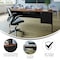 Flash Furniture 30 in D X Walnut, 70 in W X GC-M-BLK-177-WLN-GG - alternate 8